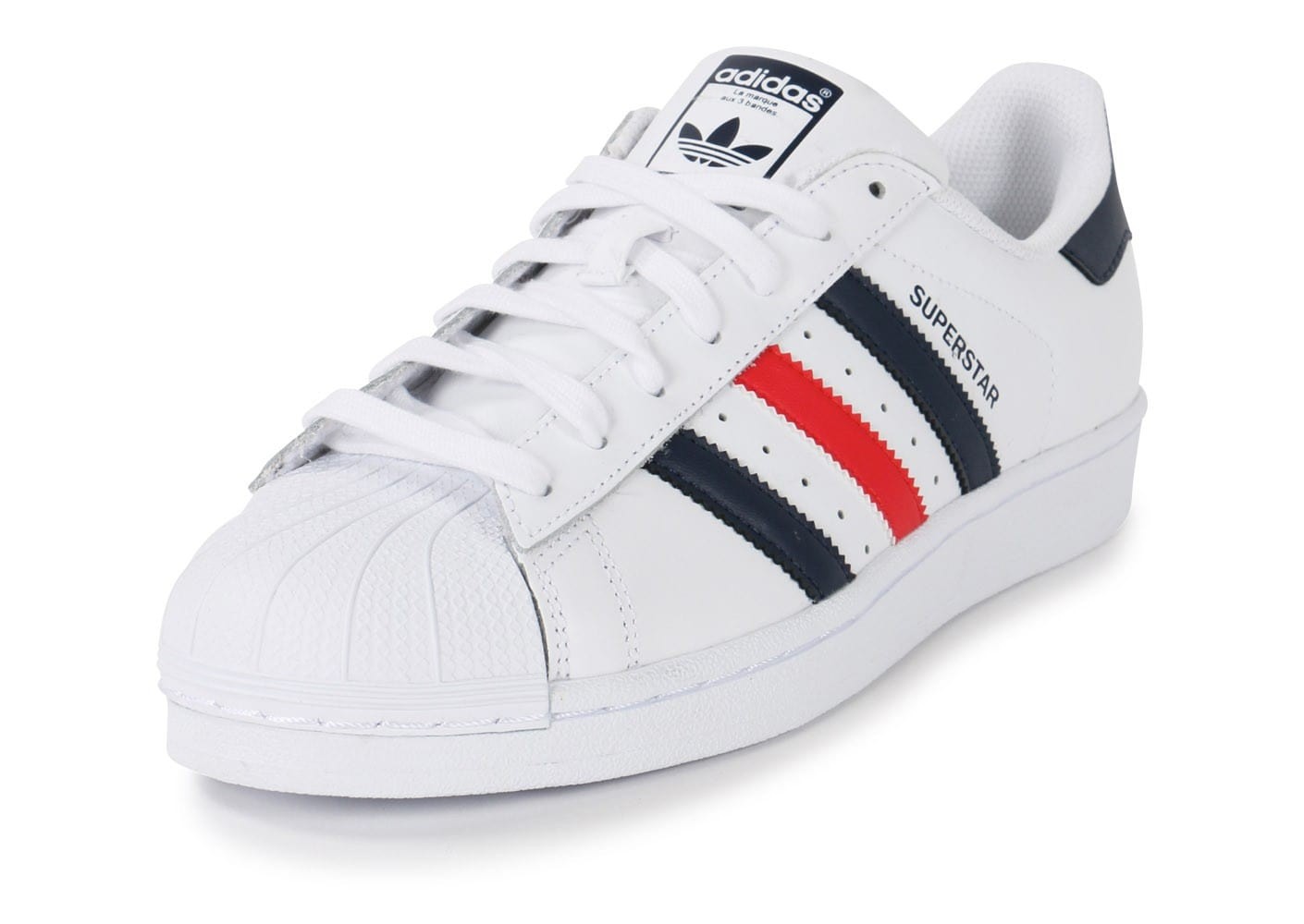 adidas superstar bleu rouge
