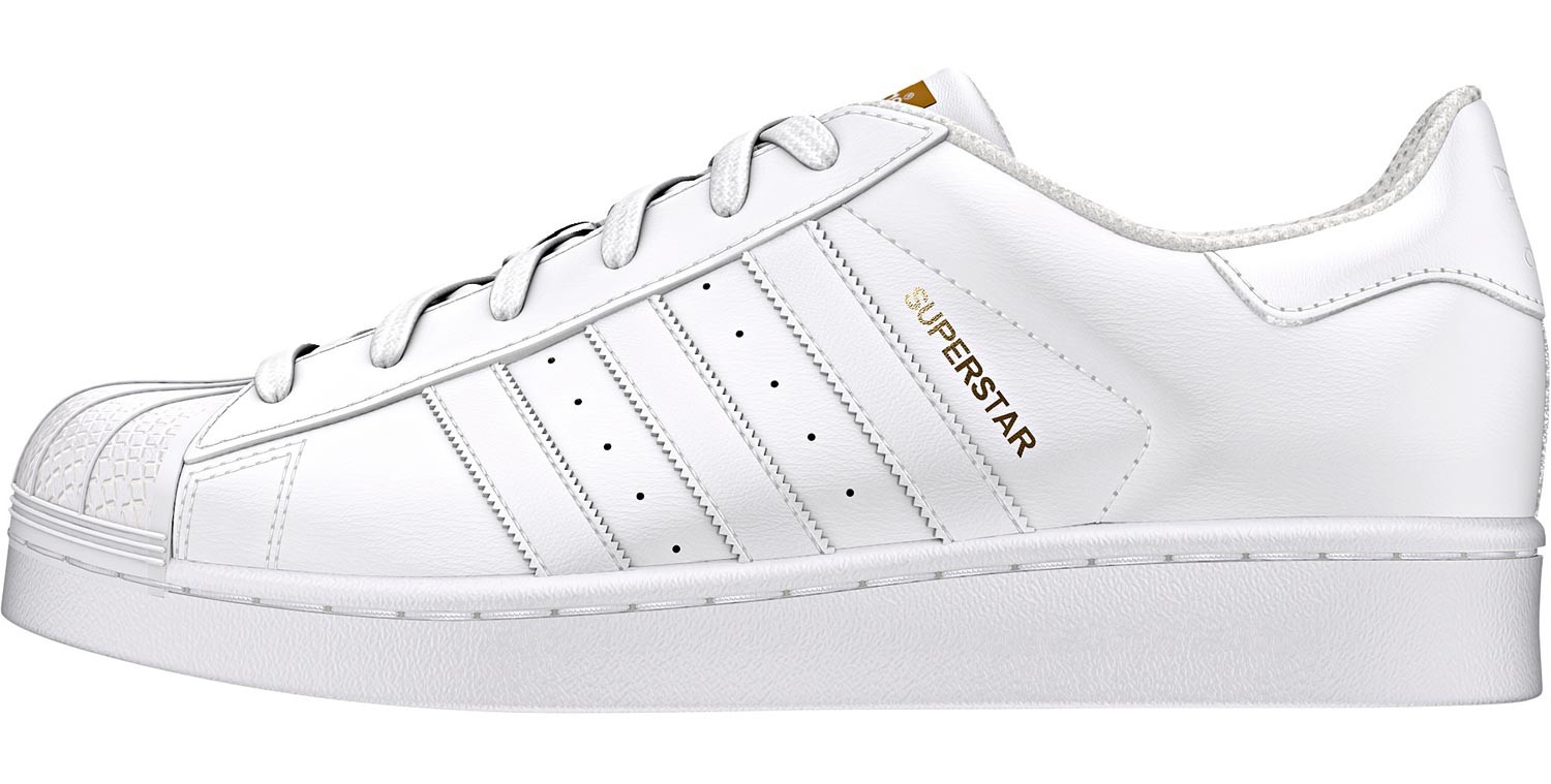 adidas superstar femme blanc et rose