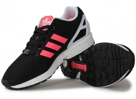 adidas femme zx flux noir et rose