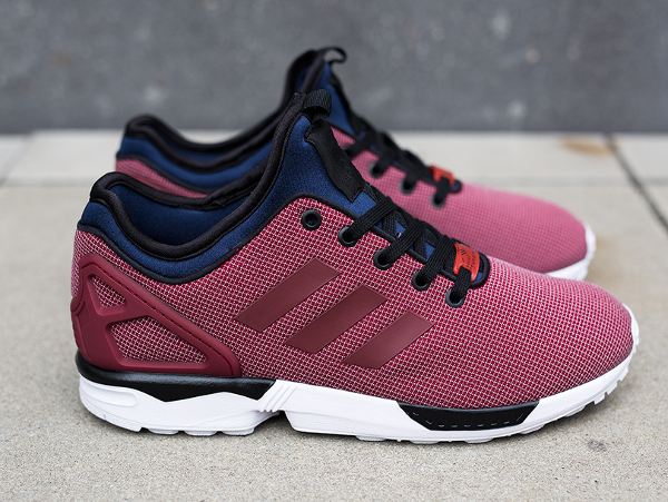 zx flux femme bordeaux