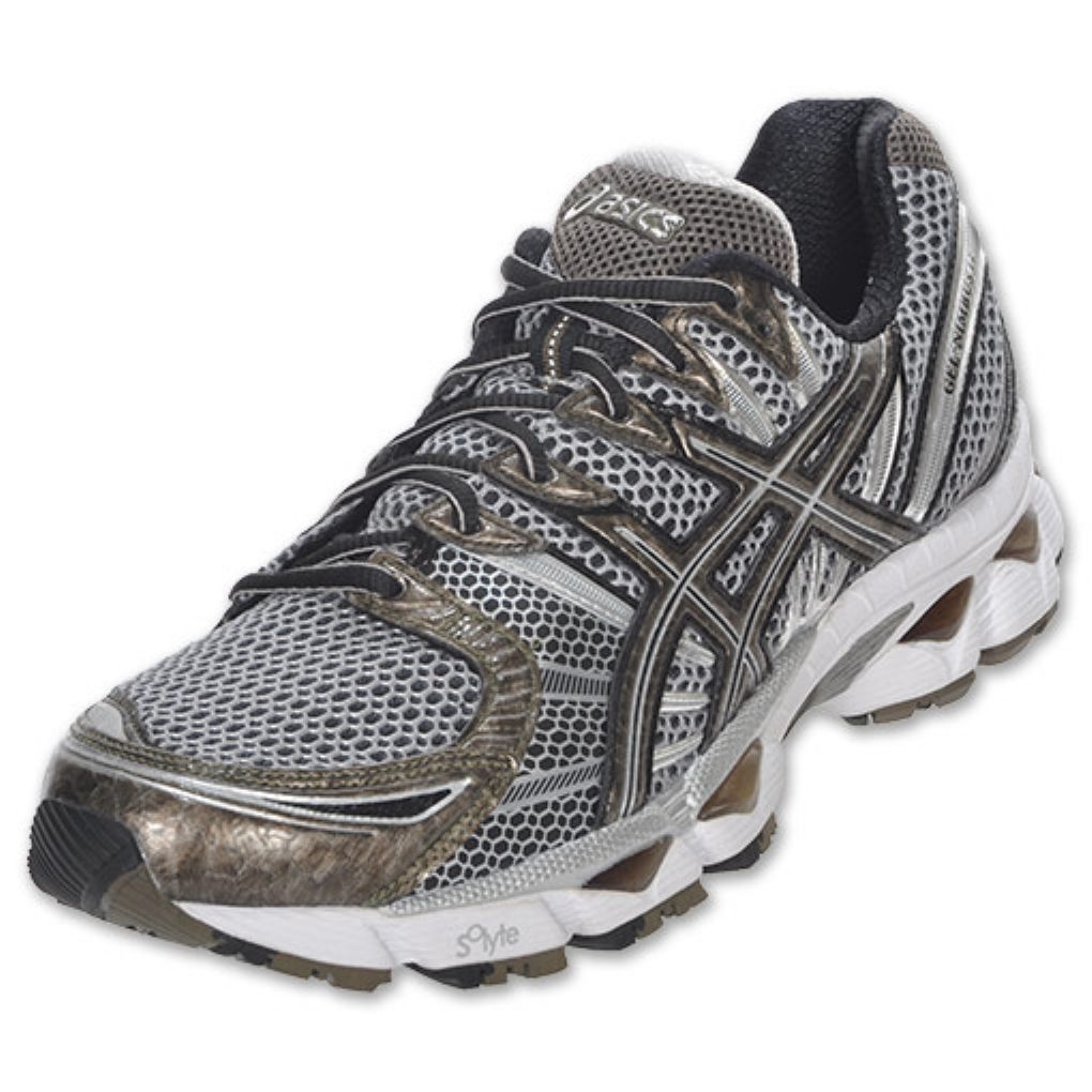 asics gel nimbus 12 homme marron
