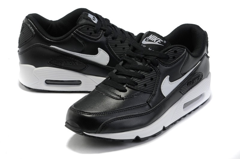 air max 90 cuir noir